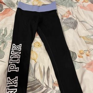 Pink brand reversible leggings